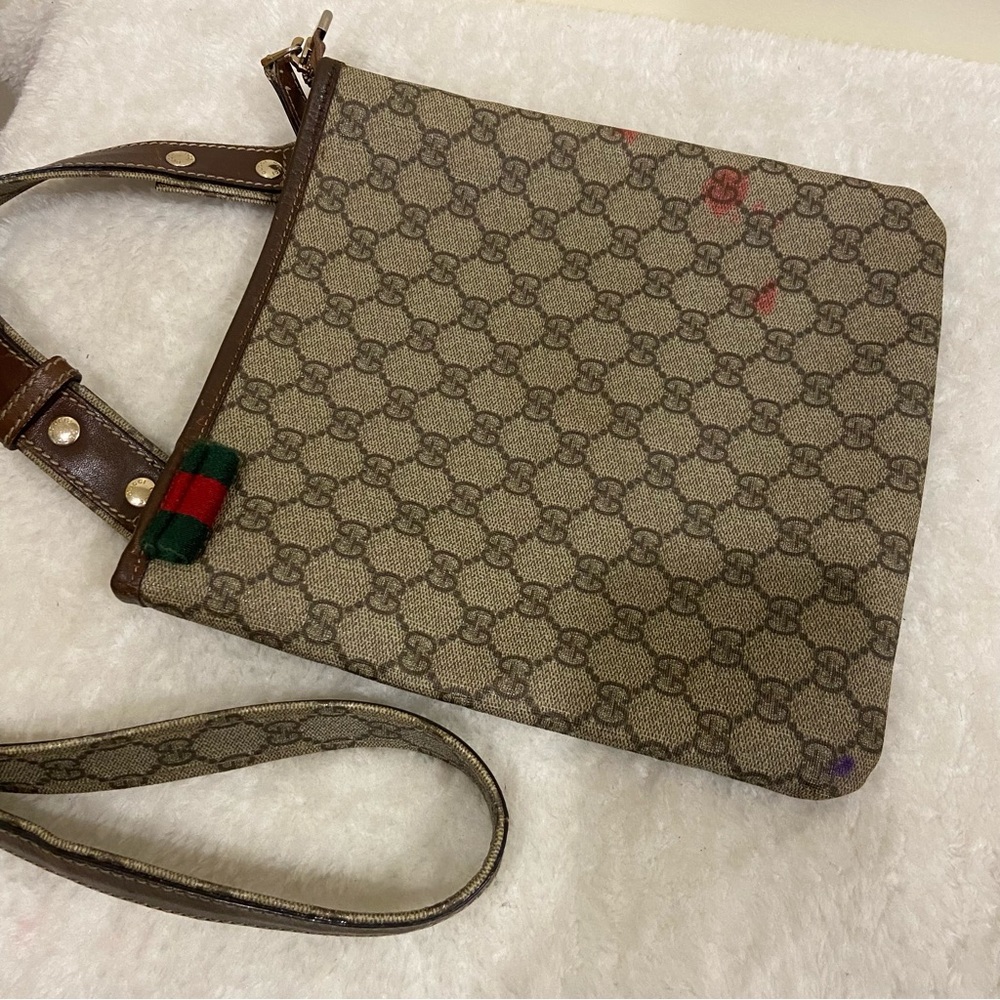 Gucci Coated Monogram Small Crossbody
